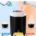 3 in1 Portable Espresso Machine with LED Display,20 Bar Pressure,Real-Time Temp&Battery Indicator,Portable Coffee Maker Compatible with Ground Coffee & Capsules, for Travel,Home & Office