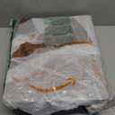 Masupu Sofa Arm Tray Table - 360° Swivel Height Adjustable End Table, Small Snack Side Table for Couch, C Shaped Table for Bed, Chair or TV Tray Table(Rustic Brown)