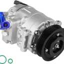 Air Conditioner AC Compressor with Clutch for Volkswagen CC Jetta Passat Tiguan Golf Beetle Eos GTI Bora, for Audi A3 1.4L 1.8L 2.0L 2.5L 3.6L 1.4 1.8 2.0 2.5 3.6