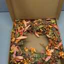 Fall Wreaths for Front Door 24 Inch Artificial Fall Wreath Large Autumn Wreath for Outside Wall Porch Harvest Thanksgiving Day Celebration