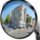Angooni 16" Convex Driveway Mirror, Upgrade Wide Angle View, Adjustable Blind Spot Mirror, Traffic Mirrors, Security Mirrors Indoor and Outdoor, Parabolic Safety Mirrors