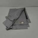 SUN+BLK Bradley Total Blackout Curtain Textured Thermal Insulated 1 Panel with Rod Pocket, Grey, 52x84, Wide Width