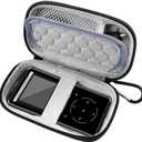 Comecase MP3 & MP4 Player Case for Luoran/for innioasis/for TIMMKOO/for MYMAHDI/for Phinistec/Music Players Bluetooth. Kids MP3 Player Storage Box Fit for Earbuds, USB Cable and More (Bag Only) (Black)
