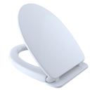 TOTO SoftClose Slow Close Elongated Toilet Seat and Lid, Cotton White - SS124#01