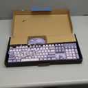 Gaming Keyboard and Mouse Combo, K1 RGB LED Backlit Wired Keyboard with 104 Key Computer PC Gaming Keyboard for PC/Laptop (Purple)