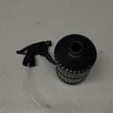 OFFIDIX Glass Spray Bottle, Pressure Watering Can, Indoor Plant Mister, Adjustable Nozzle Watering Glass 0.45L/15.22oz Spray Bottle for Garden Plants Cleaning Solutions (Black)