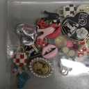 Lot of Bling Designer Decoration Charms, Luxury Fashion Trendy Rhinestone Jewelry Accessories for Women Girls (Metal)