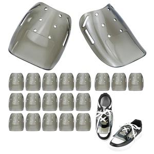 QWORK Metatarsal Guards for Safety Shoes and Boots - Metatarsal Shield Footwear Attachment, Universal Size, 20 Pairs