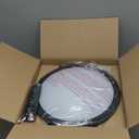 Kalium LED Ceiling Light with Remote 13 Inch Flush Mount Ceiling Light Fixture, 24W 3000K-6000K Adjustable Color Temperature, Dimmable Lighting Fixtures for Kitchen Bedroom Hardwired Installation (Pack of 1, Matte Black)