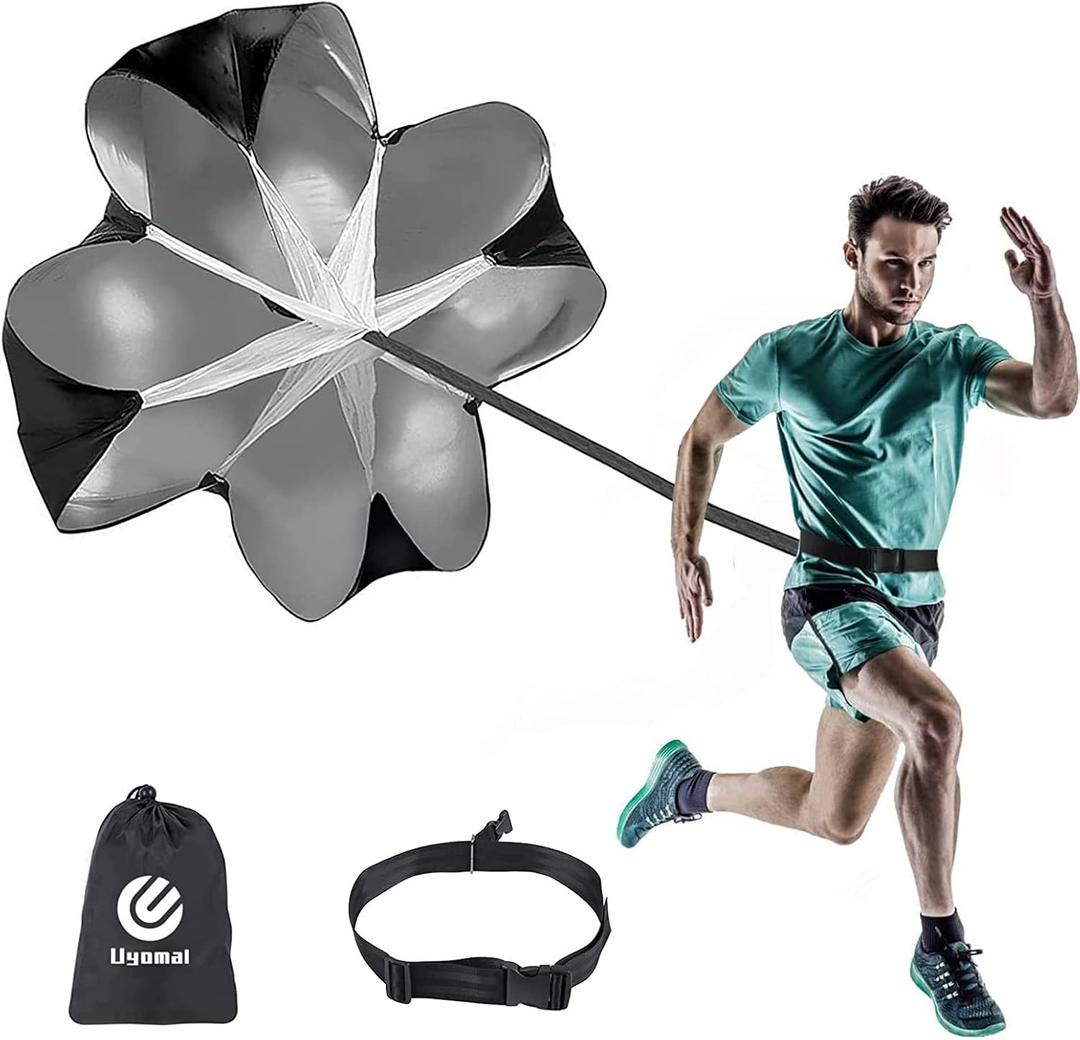 Uyomal Running Speed Training,Speed Chute Resistance Parachute for Speed and Acceleration Training 56-Inch