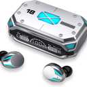 M41 Bluetooth 5.3 True Wireless Earbuds, Environment Noise Cancelling Earbuds, IPX7 Waterproof (Silver)