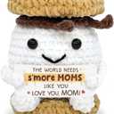 Smore Crochet Mothers Day Gifts for Mom - Mom Birthday Gifts from Daughter Son, Smore Crochet for Mothers Day Decorations, Sweet Gift for Grandma Mother in Law Step Mama