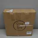 24-Inch Christmas Wreath with Classic red Baubles, Snow Flock, 50 Color-Changing LED Lights, Timer, Battery Operated, Indoor Outdoor Holiday Decor