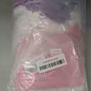 Yancorp Kids Curtains for Girls Bedroom Princess Curtains for Daughter Room 84 Inches Long Star Curtains with Tieback & 3 Bowties(Pink Purple,W52*L84),1 Panel