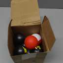 Rotatingpals 24 Pcs 2.4 Inch Christmas Tree Ball Ornaments Cartoon Hanging Ornaments Plastic Christmas Winter Balls Decor for Xmas Trees Holiday Party Favors Home Decor(Lightning)