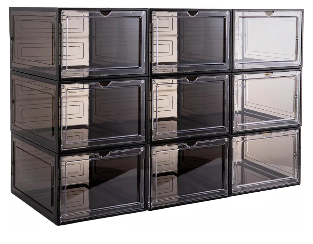 X-Large Clear Plastic Shoe Boxes