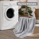 Travel Blanket, Airplane Blanket, Ultra-Soft, Warm & Lightweight, 65x40 in, Outdoor Blanket Essentials for Women, Men & Kids, Included Eye Mask, Luggage Sleeve & Backpack Clip (Dark Grey)