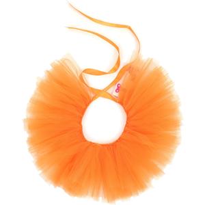 Handcrafted in USA Orange Tulle Tutu for Extra Large Dogs (XL)