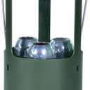 Candle Lantern for Real Candles, Compact Aluminum Camping Candle Lantern, Windproof Outdoor Lantern Candle Holder for Camping, Hiking and Power Outages, Without Candles