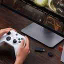 8BitDo Wireless USB Adapter 2 for Switch/Switch 2, Windows PC, Mac & Raspberry Pi, Compatible with Xbox Series X & S Controller, Xbox One Bluetooth Controller, Switch Pro and PS5 Controller (Black)