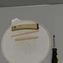 SENSARTE Nonstick Crepe Pan with Spreader, 12-Inch Natural Ceramic Coating Dosa Pan Pancake Flat Skillet Tawa Griddle with Stay-Cool Handle, Induction Compatible (White)