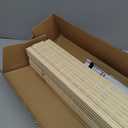 LazBlinds No Tools No Drill Cordless Bamboo Roman Shades, Privacy Room Darkening Window Treatment, Roll Up Bamboo Blinds for Window 22'' W x 64'' H, DP-Natural