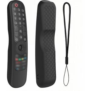 Universal MR24GA MR24GN AKB76045003 Magic Remote Control with Black Silicone Protective Case, Compatible with LG TV C1 C2 C3 C4 MR23GA MR22GA MR21GA MR20GA, Voice and Pointer Function