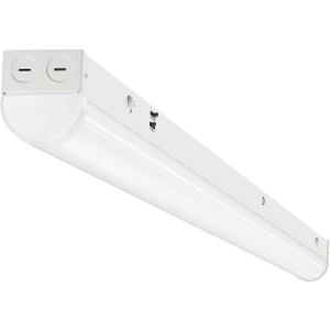 DAKASON 4FT LED Linear Light Fixture, 4 Foot LED Shop Lights 40/32/24W 35/40/5000K CCT Selectable, 4Feet Commercial Bay Lighting Fluorescent Tube Replacement for Office Garage 1 Pack
