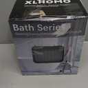 Bathroom Accessories Set - Gorgeous Grey Bathroom Set, 10PC Bathroom Accessory Set, Gray Bathroom Accessories Set, Trash Can, Qtip Holder Dispenser & Soap Dispenser