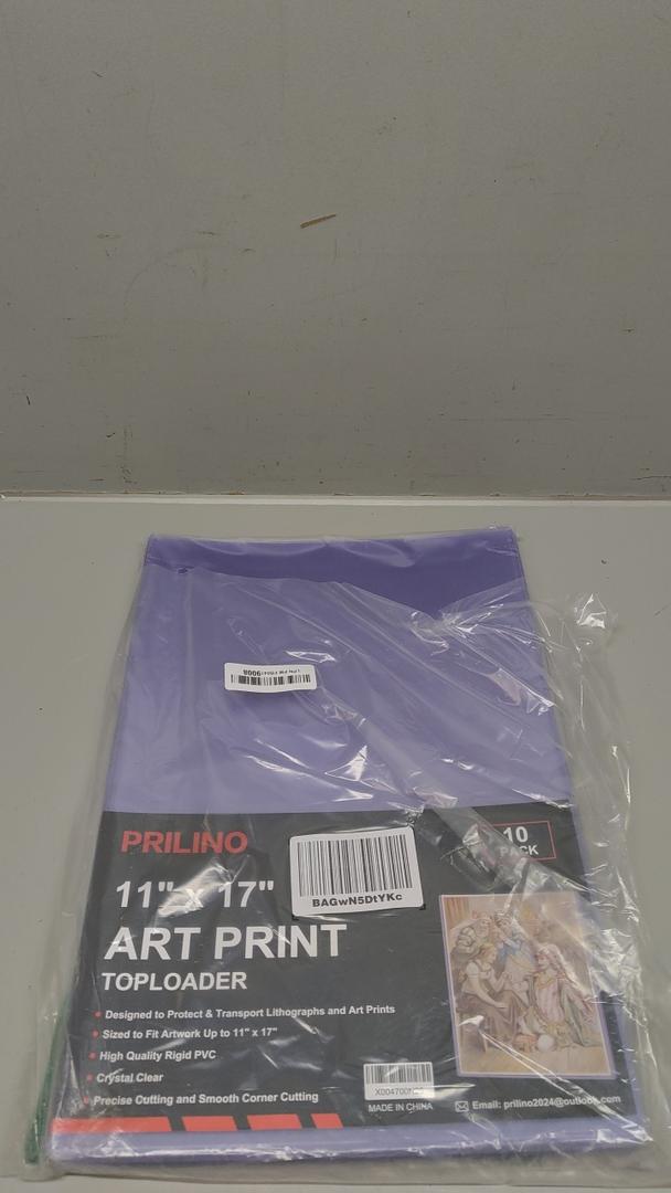 10Pack 11 x 17 Inch ArtPrintToploaders  Premium Art Print Topload Holders, Crystal Clear Art Print Top loaders, Hard Plastic Sheet Protectors for Photographs, Lithographs, Artworks, Collectibles