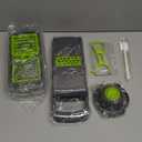 Ourokhome Vegetable Chopper Onion Cutter, 12 in 1 Professional Mandoline Slicer for Kitchen, Multifunctional Food Chopper for Potato, Tomato, Veggie with Strainer Basket, 8 Blades, (Gery)