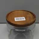 Glass Jar With Wooden Lid