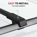 Roof Rack Cross Bars Compatible with Subaru VX Crosstrek 2018-2023/Impreza 2017-2023, 150lbs Aluminum Crossbars Rails Cargo Rooftop Bike Snowboard Skiboard