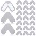 Jutom 24 Pack Nose Pads for Mask Avoiding Air Leaks Nasal Pads for Supplies Comfortable Nasal Guard Sleep Mask Liners Soft Cushions Accessories (Grey)