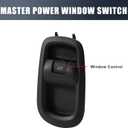 X AUTOHAUX Passenger Power Window Switch for Ford Transit Mk8 2014-2020 Custom 2012+ BK2T-14529-AB BK2T14529 Door Power Window Control Switch Regulator Button Black