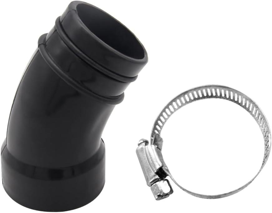 Joywayus 45 Degree Angled Connector for Air Hopper Spray Gun 1-1/2" Diameter