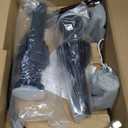 Bathroom Sink Faucet, Hurran 4 inch Brushed Nickel Bathroom Faucets for Sink 3 Hole with Pop-up Drain and Supply Lines, Stainless Steel 2-Handle Faucet for Vanity RV Restroom, 2 Pack