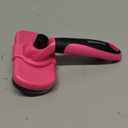 Swihauk Self Cleaning Slicker Brush for Dogs & Cats - Skin Friendly Grooming, Deshedding, Hair Removal for Puppies & Long/Short Haired Pets, Pet Supplies Accessory, Pink