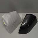 Compatible with Tesla Model Y Side Mirror Cover Caps 2021-2026 (Incl. Juniper),2-Piece Aerodynamic Wind Blade Cover Set,Easy Install & Anti-Scratch Protector(Carbon Fiber Style)