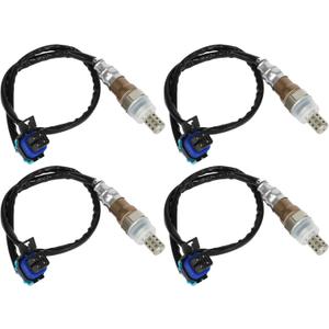 2012-2018 4Pcs Oxygen O2 Sensor Upstream Downstream Compatible with Buick Enclave, Cadillac XTS, Chevrolet Caprice Colorado Impala Traverse, GMC Acadia Canyon Replace 234-4565 234-4566