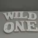 Honoson 7 Pcs Wild One Birthday Party Decorations Wild One Neon Light Sign, 1st Birthday Decorations for Boy or Girl, Warm Lights Decoration for Jungle Animals Theme Party Baby Shower Decoration