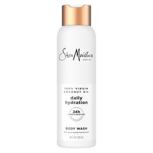 SheaMoisture Virgin Coconut Oil Body Wash Nourish and Replenish Skin Daily Hydrating body wash for 24H Visible Moisture for Healthy, Glowing Skin 18 oz