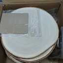 10 Pieces 8-9 Inch Wood Slices,Round Natural Wood Slices with Wood Table Number Holders and Cards,for Weddings,Table Centerpieces Decor,Parties,Christmas and Family Gatherings,and Other DIY Projects