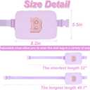 Uygafly Birthday Gifts for 6 7 8 9 10 11 12 13 Year Old Girls,Fanny Pack Belt Bag Crossbody Bags for Women Girls Kids,Fashion Waist Packs Cute Teen Trendy Stuff Travel Essentials | Lavender,B