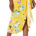 Desigual Women's Woman Woven Skirt Knee (Yellow, Size S)