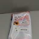 24pcs Mesh Zipper Pouch Bags - 8 Sizes Plastic Zipper Pouches for Organization, Mesh Bags with Zipper, Waterproof Clear Travel Pouches, UMETDO File Bag with Zipper for Office Supplies