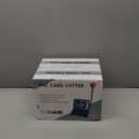 Tonchean Fridge Magnet Paper Cutter 1.97'' x 1.97'' Square Magnet Button 2.4 Paper Cutter Heavy-Duty Square Hole Punch for Fridge Magnets Pin Badge Making DIY Craft