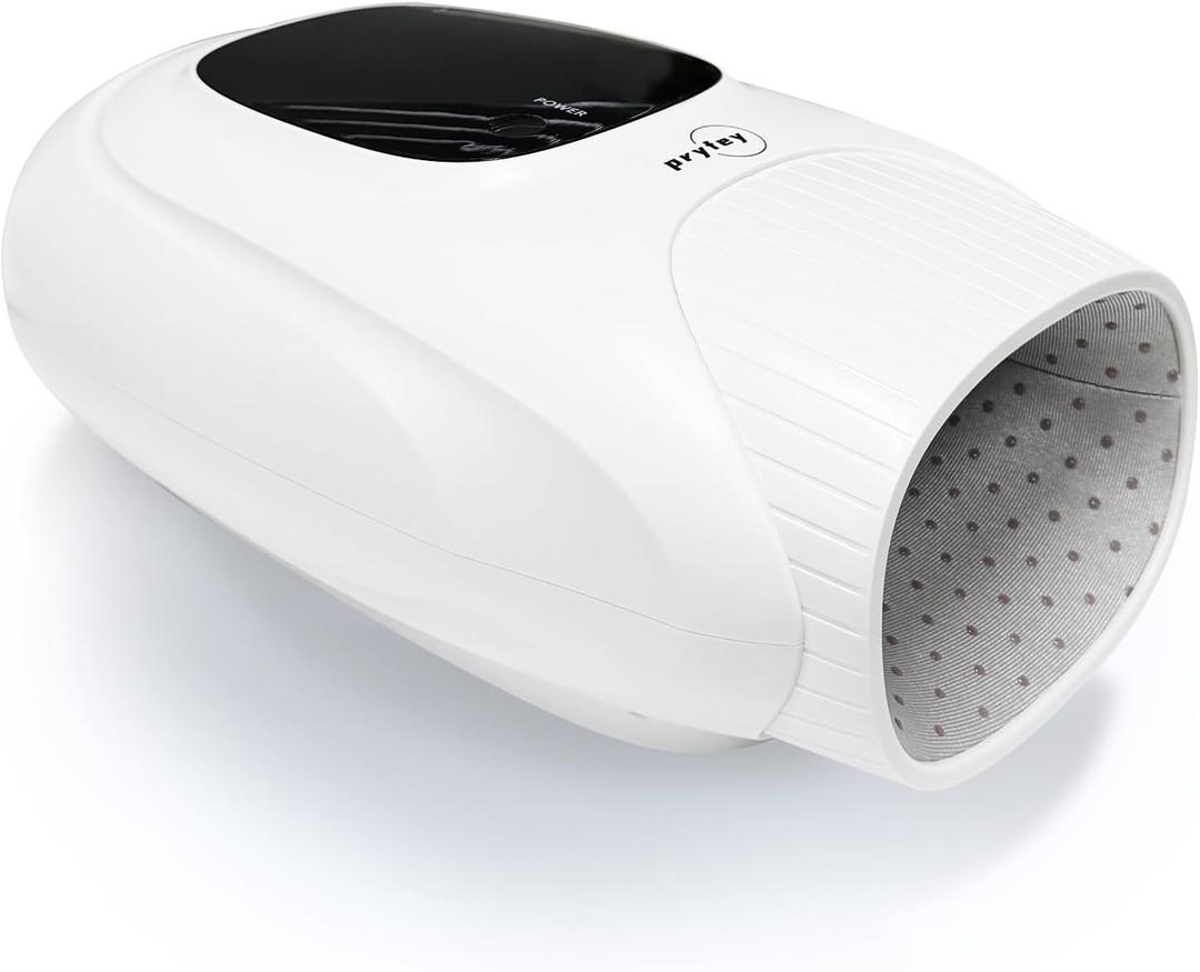 Hand Massager with Heat and Compression, Hand Massage with 2 Vibration 6 Modes 6 Intensities, Electric Hand Massager for Arthritis and Carpal Tunnel Relief, Christmas Gifts for Women Men, White