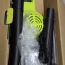 LAZYBOI Leaf Blower Cordless - 21V Powerful Electric Leaf Blower with 2 Batteries and Charger, 2 Speed Modes, 2.0Ah Lightweight Battery Powered Leaf Blowers for Lawn Care, Patio, Dust, Blowing Leaves (Green)