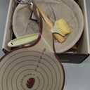 Superbaking Sourdough Starter Kit, 9" Round Banneton Bread Proofing Basket Set, Sourdough Bread Baking Supplies, Sourdough Tools with Silicone Bread Sling, Bread Making Tools, Baking Gifts